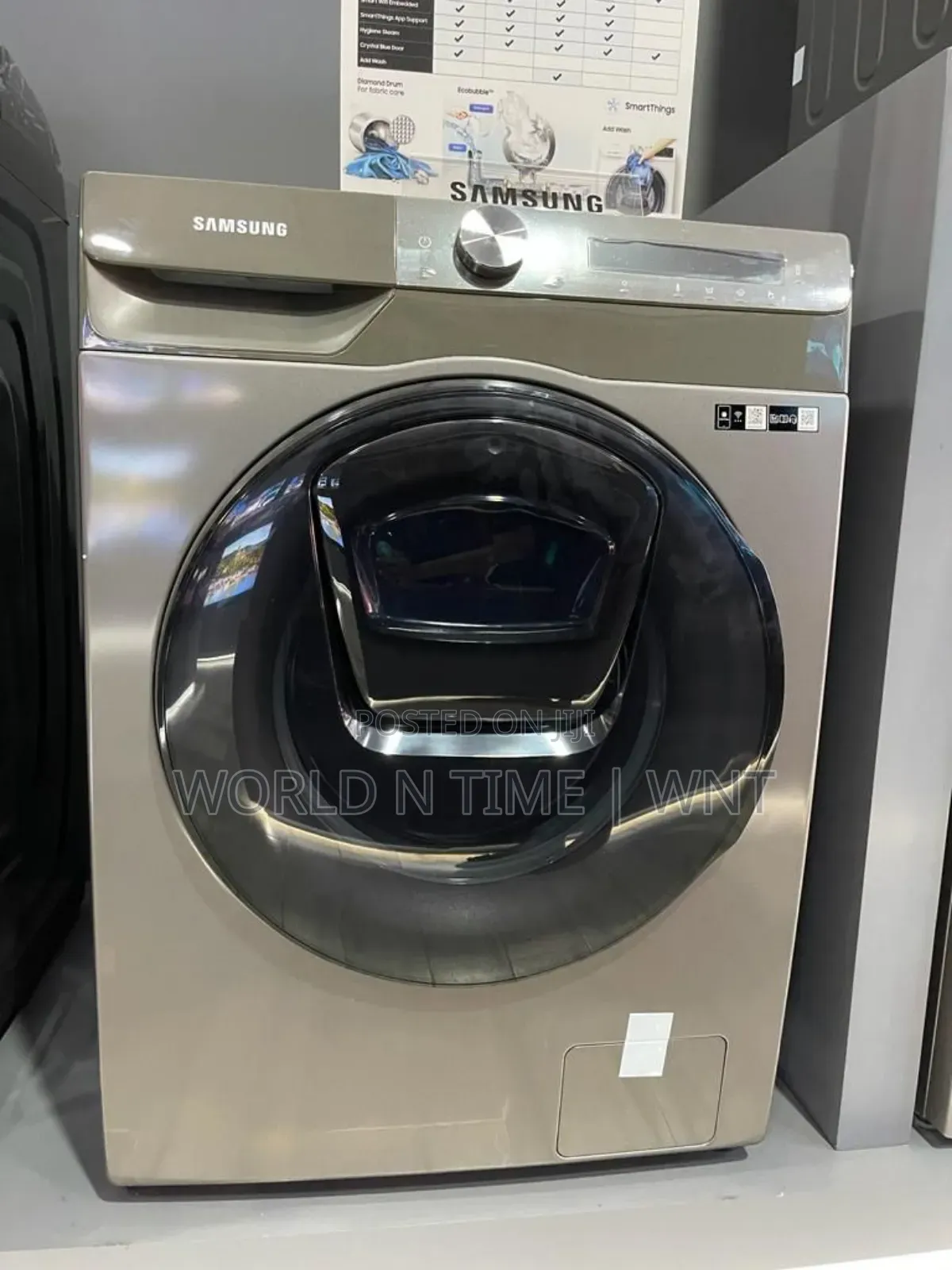 SAMSUNG 9/6kg Front Load Washer / Dryer Addwash WD90T 554DBN