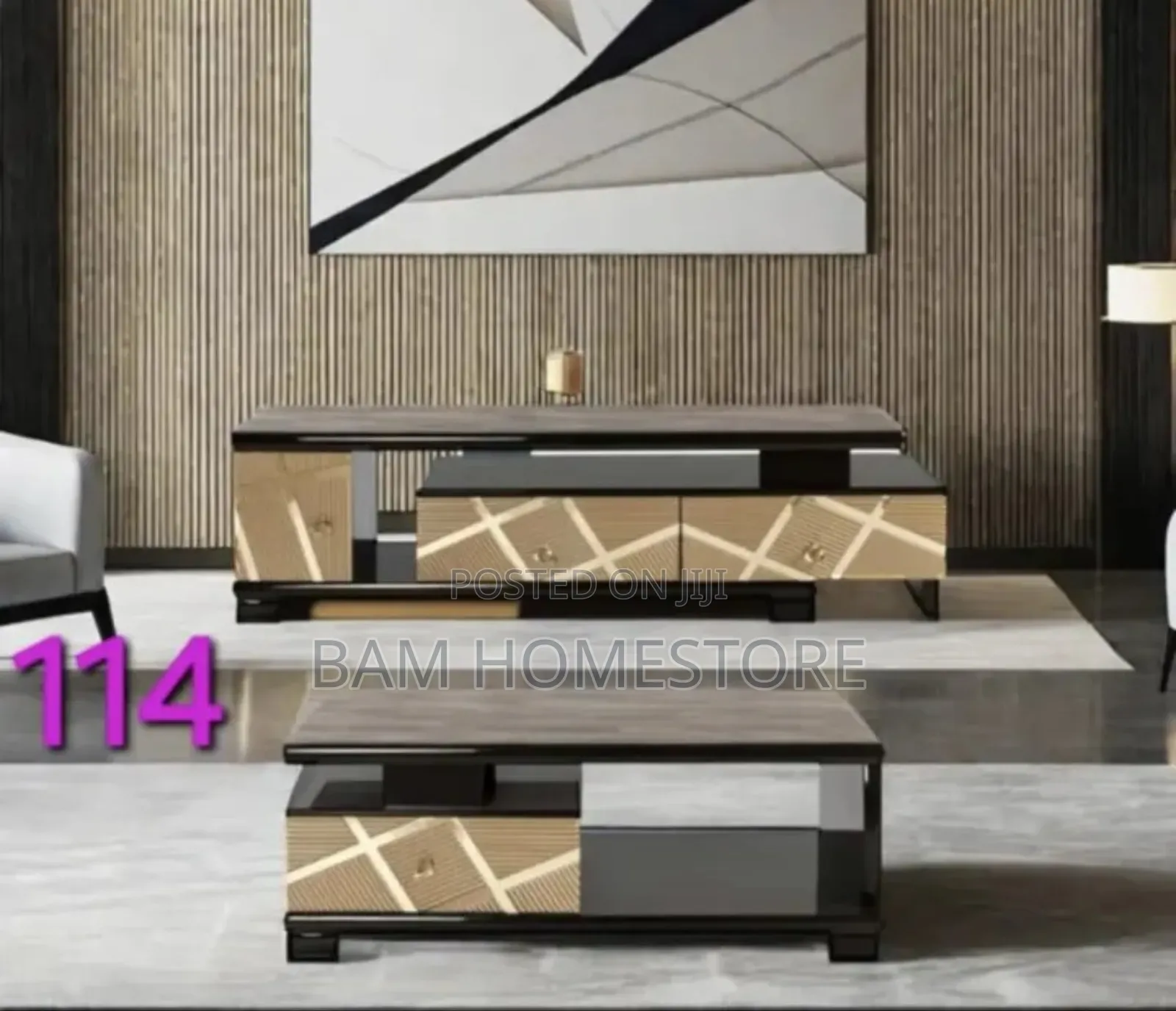 2 in 1 Set Tv Show Case+Coffee Table