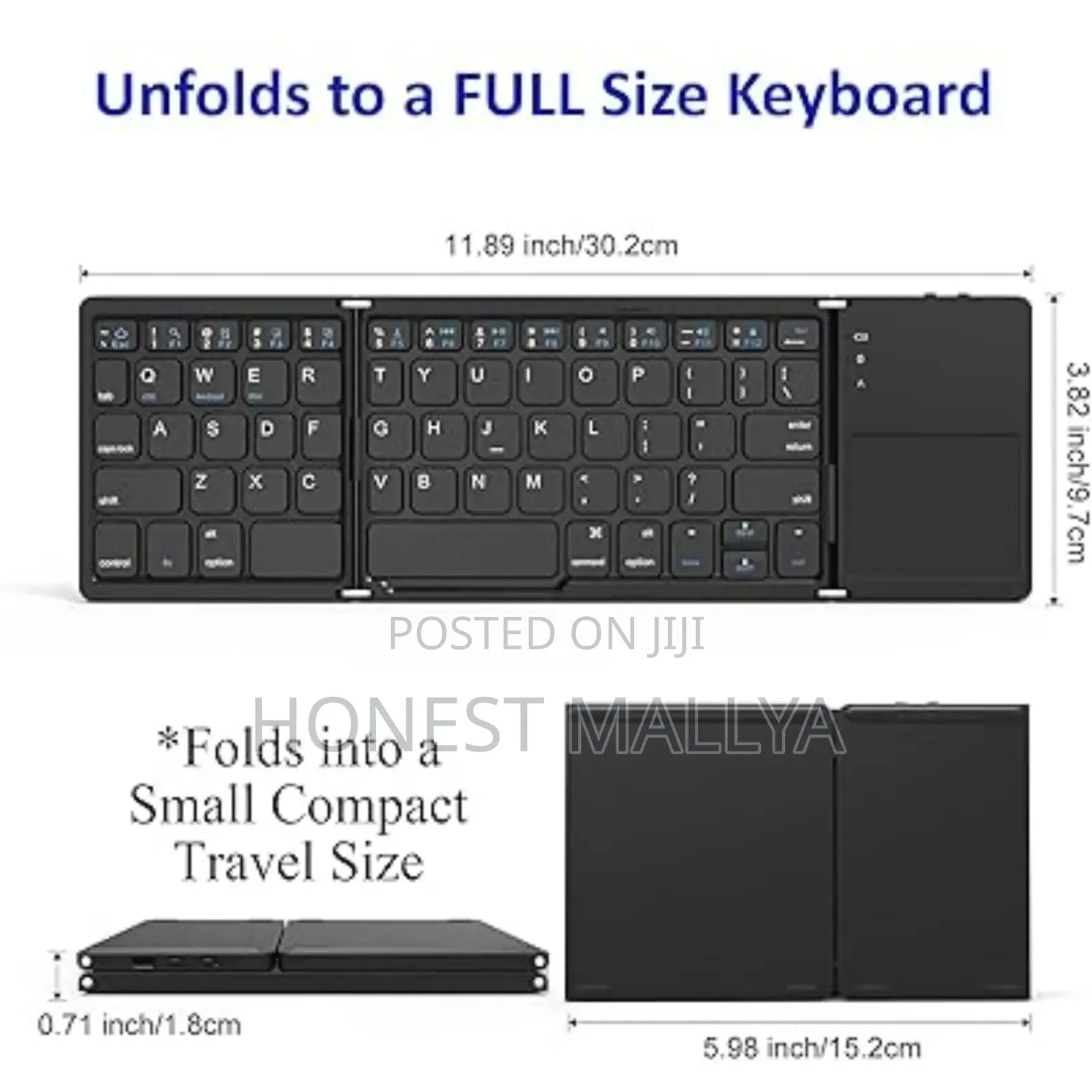 Foldable Bluetooth Keyboard