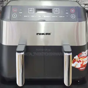 Nikai Dual-Basket Airfryer 8 Litre Naf282x