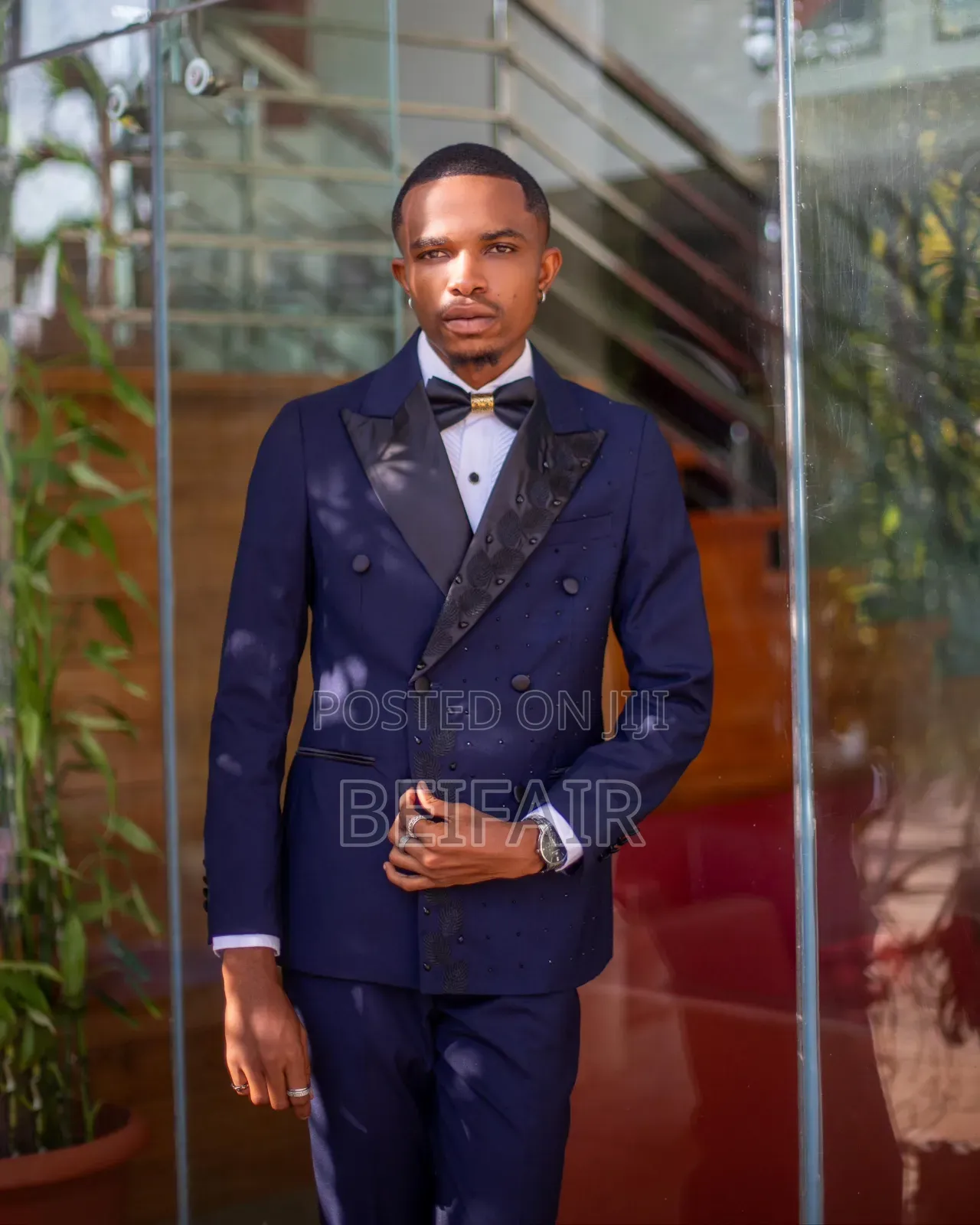 Modern Dark Blue Suit | Stylish | Suti Kali