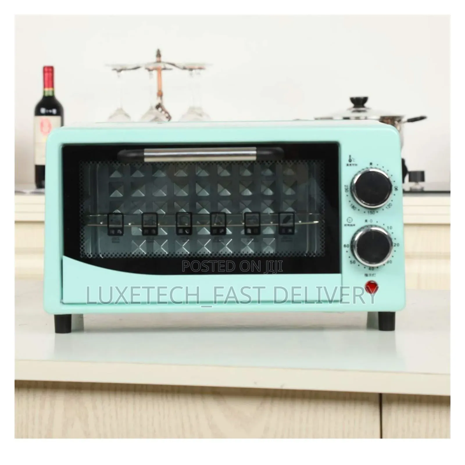Mini Multi-Function Electric Toaster Oven 12L