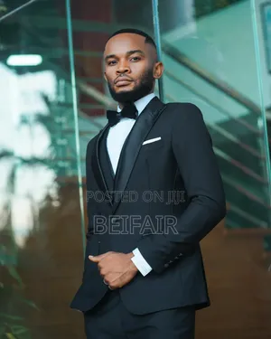 Black TAXEDO MEN'S Suits | Suti Kali Za Kiume