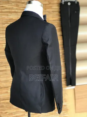 Black TAXEDO MEN'S Suits | Suti Kali Za Kiume