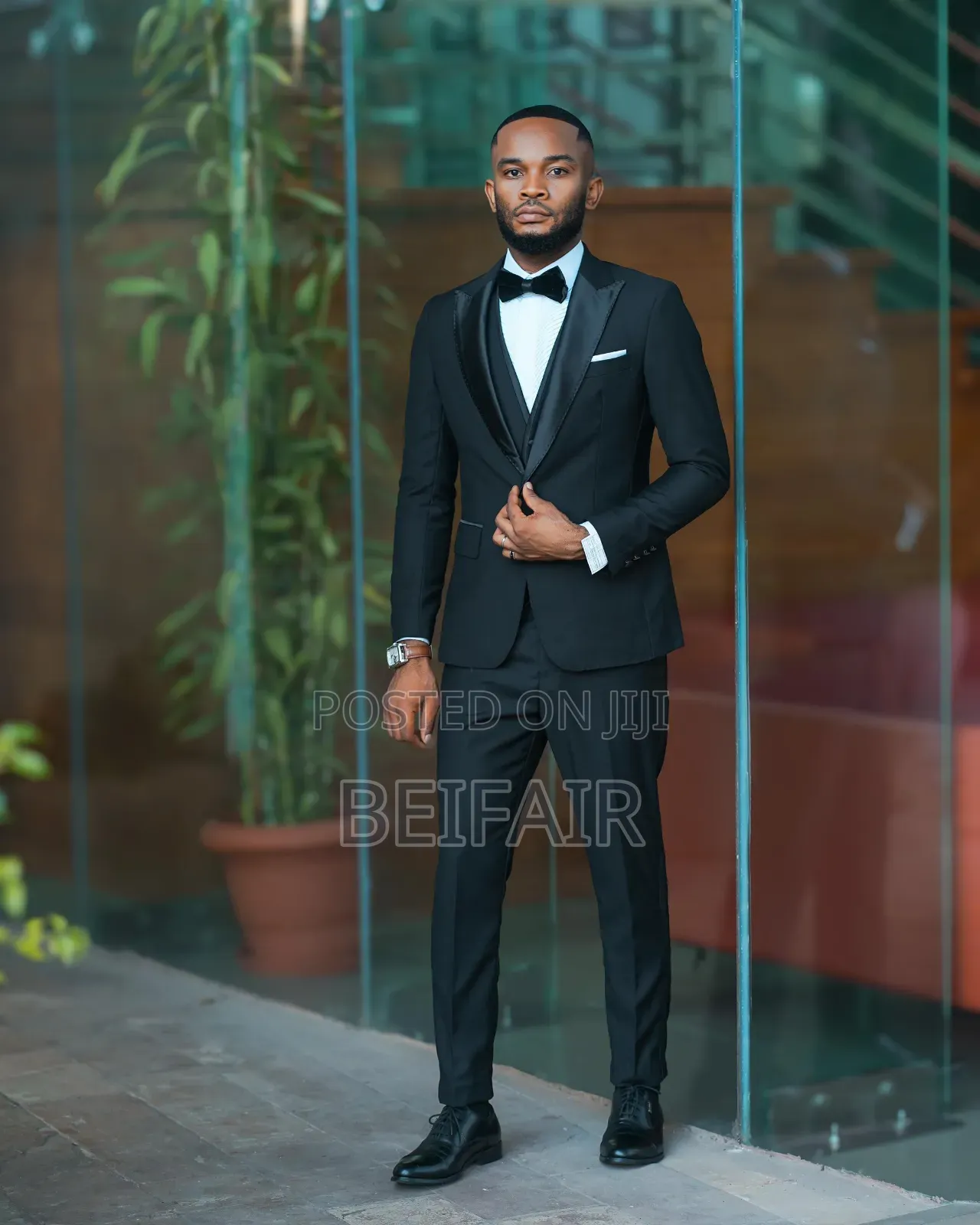 Black TAXEDO MEN'S Suits | Suti Kali Za Kiume