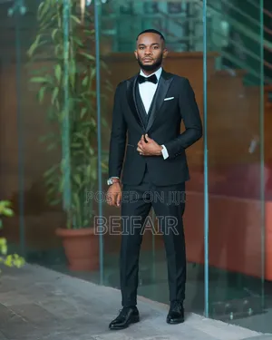 Black TAXEDO MEN'S Suits | Suti Kali Za Kiume