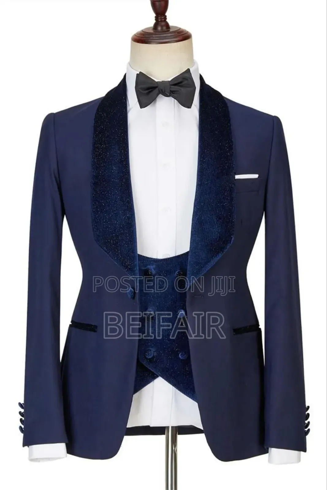 Dark Blue Taxedo Suits |