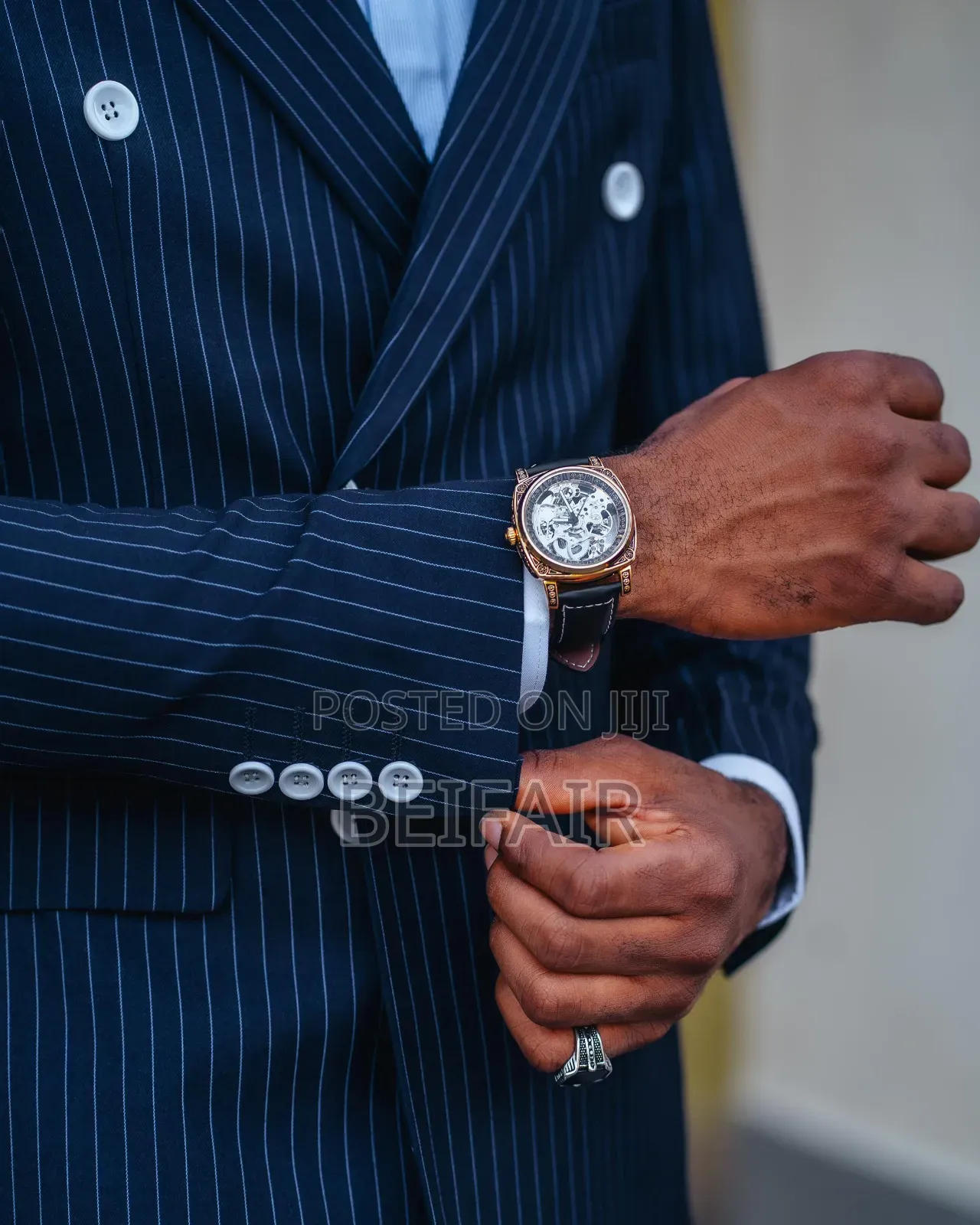Double Breasted Suits | Blue and White