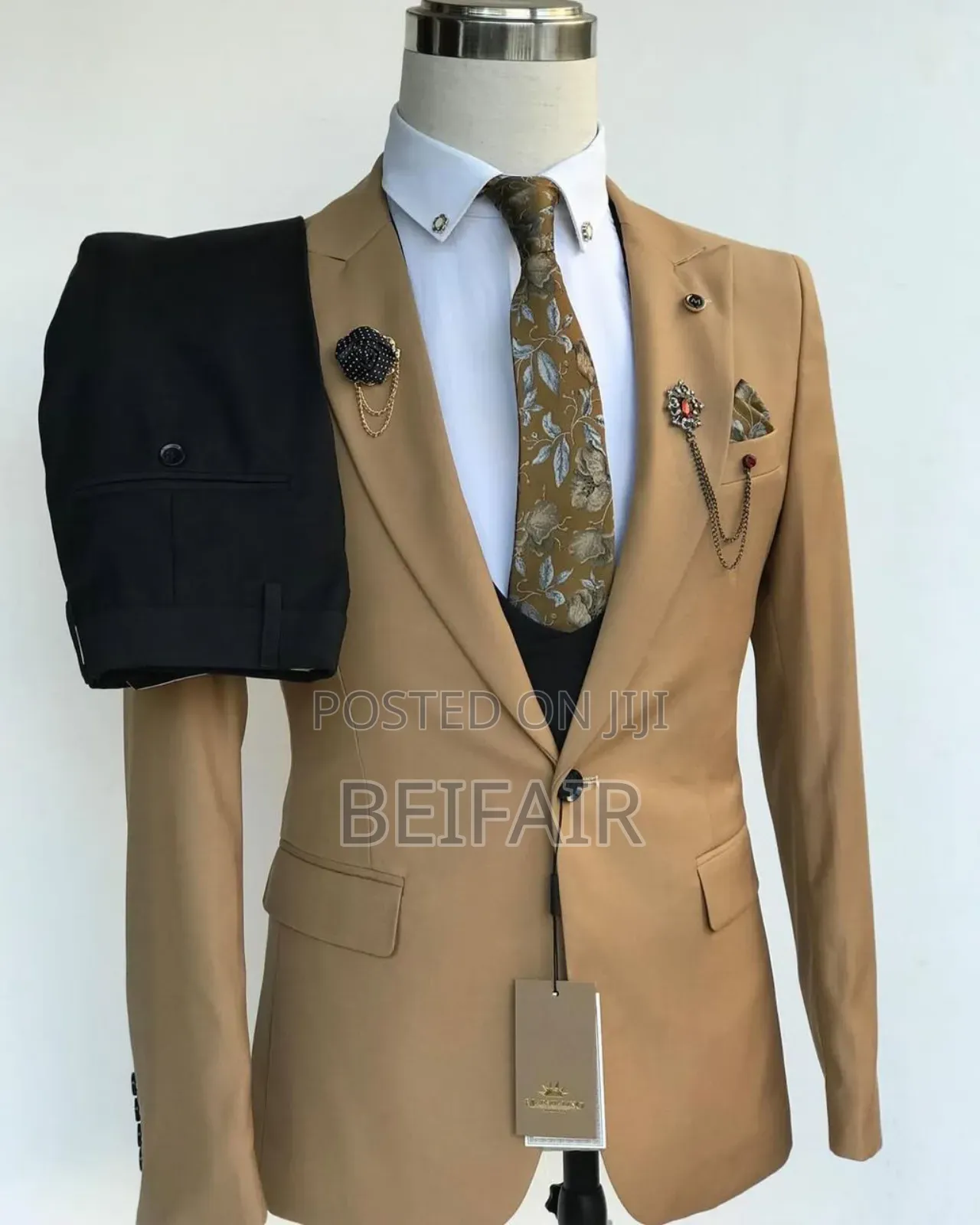 Suti Za Kiume | MEN'S SUITS | KHAKI AND BLACK