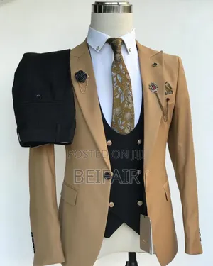 Suti Za Kiume | MEN'S SUITS | KHAKI AND BLACK