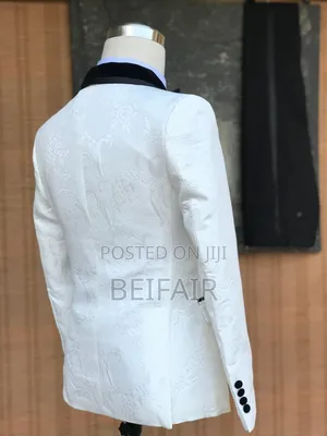 Black and White Double Breasted | Six Buttons Suit | Suti