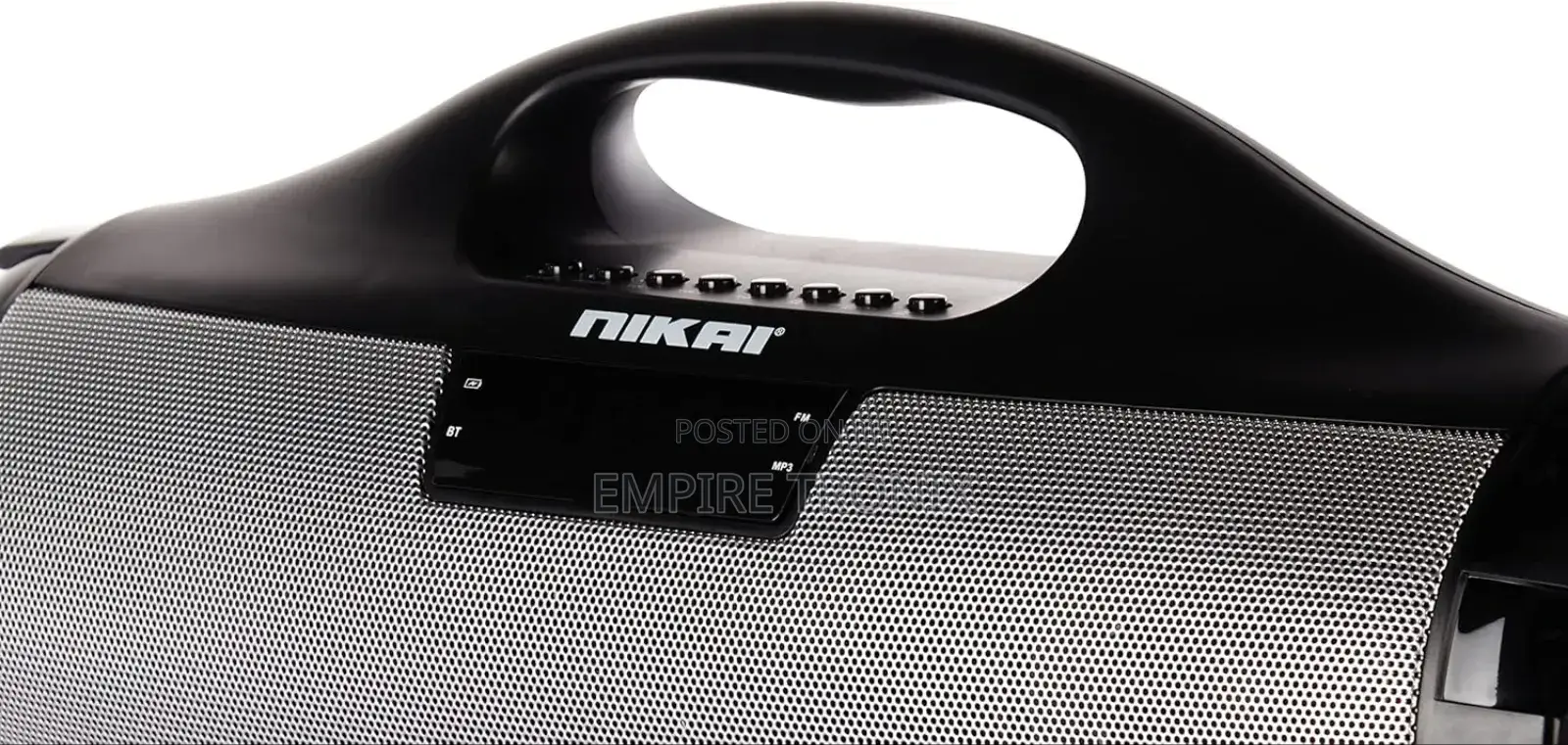 Nikai Portable Bluetooth Speaker System, Black - NBTS30
