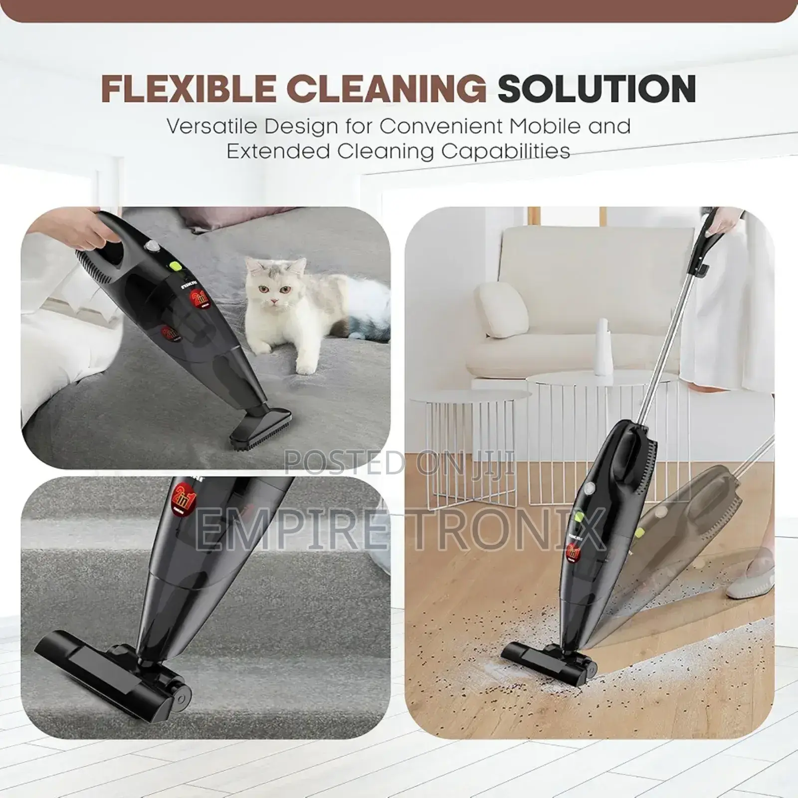 Nikai Stick Handled Vacuum Cleaner 600W Corded NVC320H1