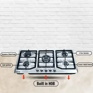 Nikai Gas Built in Hob 5 Burner - NGH5005N