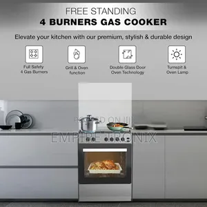 Nikai Cooker 60x55 Full Gas Oven Cooking Range U6062FS