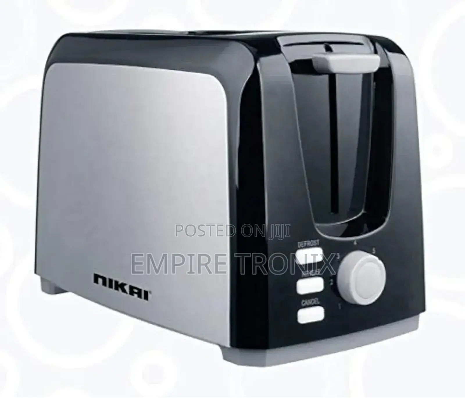 Nikai Toaster 2 Slice 750W | Self Centering Feature NBT555S1