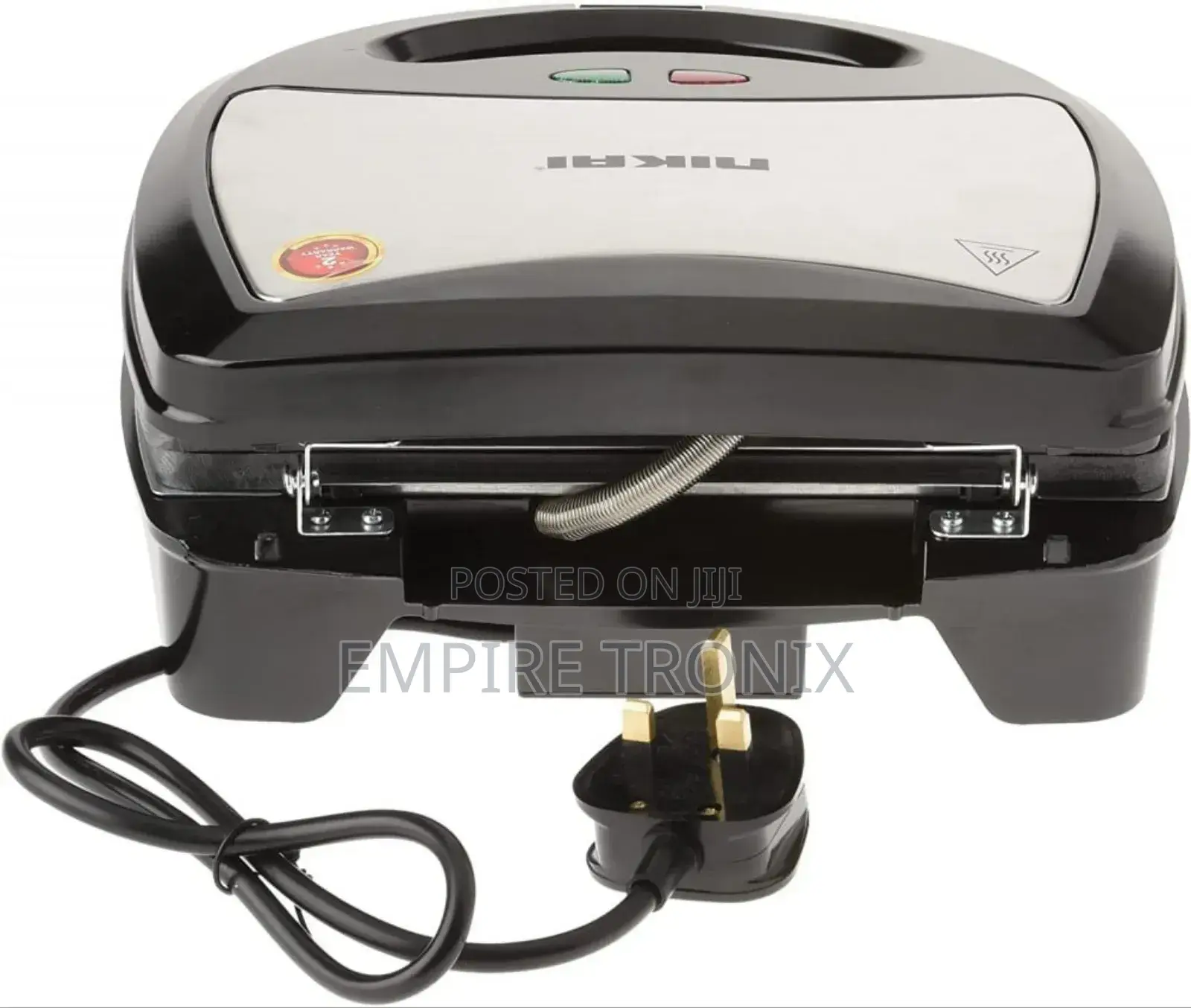 Nikai NGT323D Sandwich Maker With 3 Removable Plates