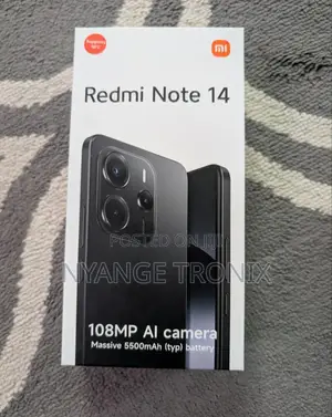 New Xiaomi Redmi Note 14 256 GB Black