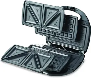 Kenwood Sandwich Maker 3 in 1 Sandwich, Smm01.Aobk