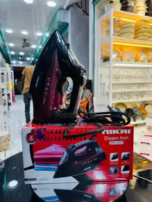 ORIGINAL NIKAI Nonstick Soleplate Steam,Dry Spray Iron 2400W