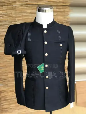 Black Quality Kaunda Suit