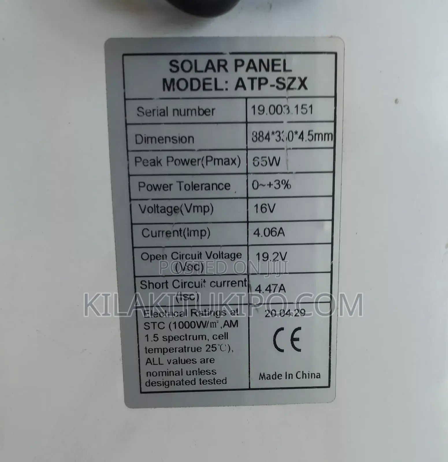 Monocrystalline Solar Panel 40w-104w