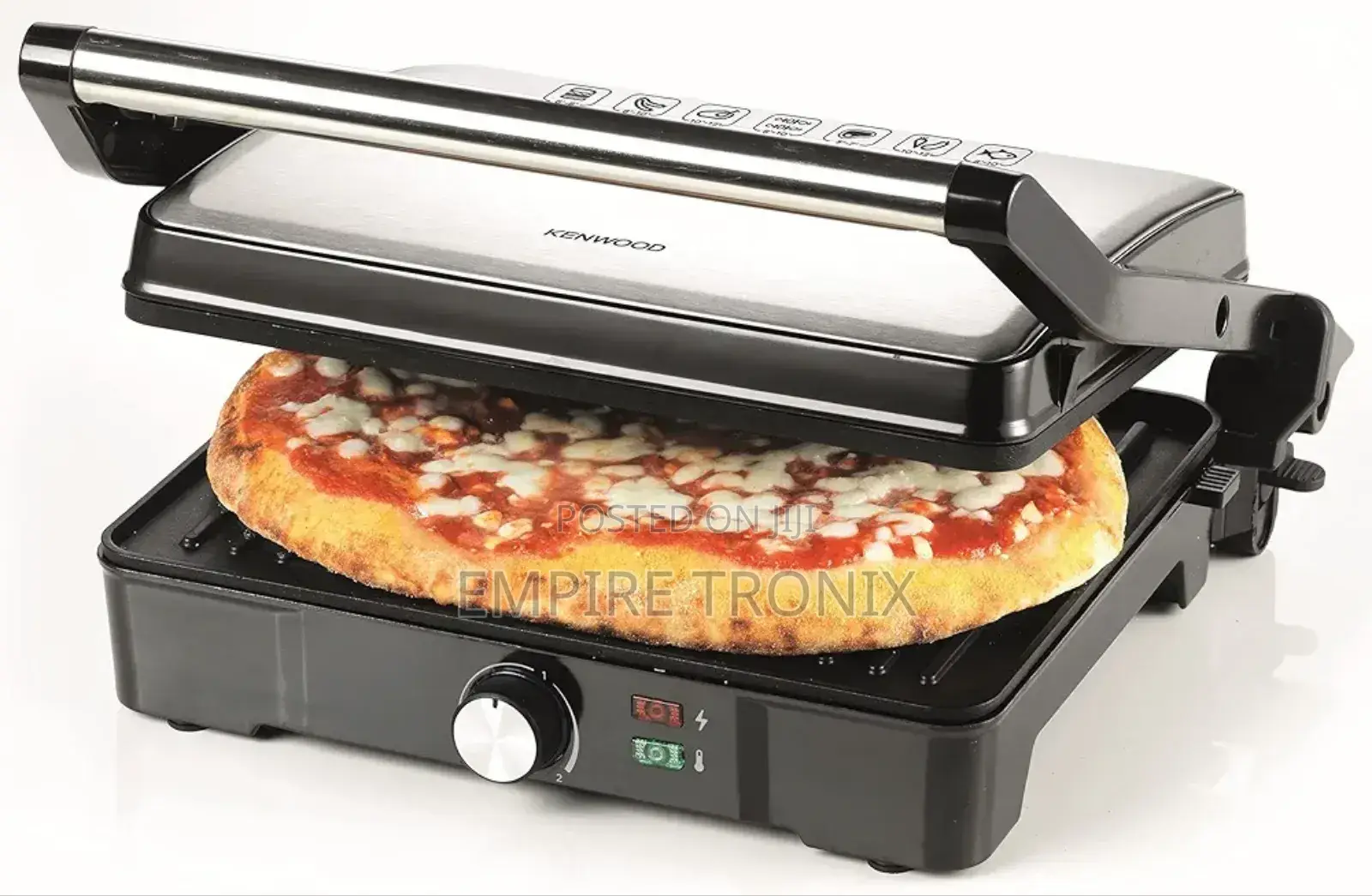 Kenwood Grill 2000W Contact Health Grill Panini HGM31.000SI