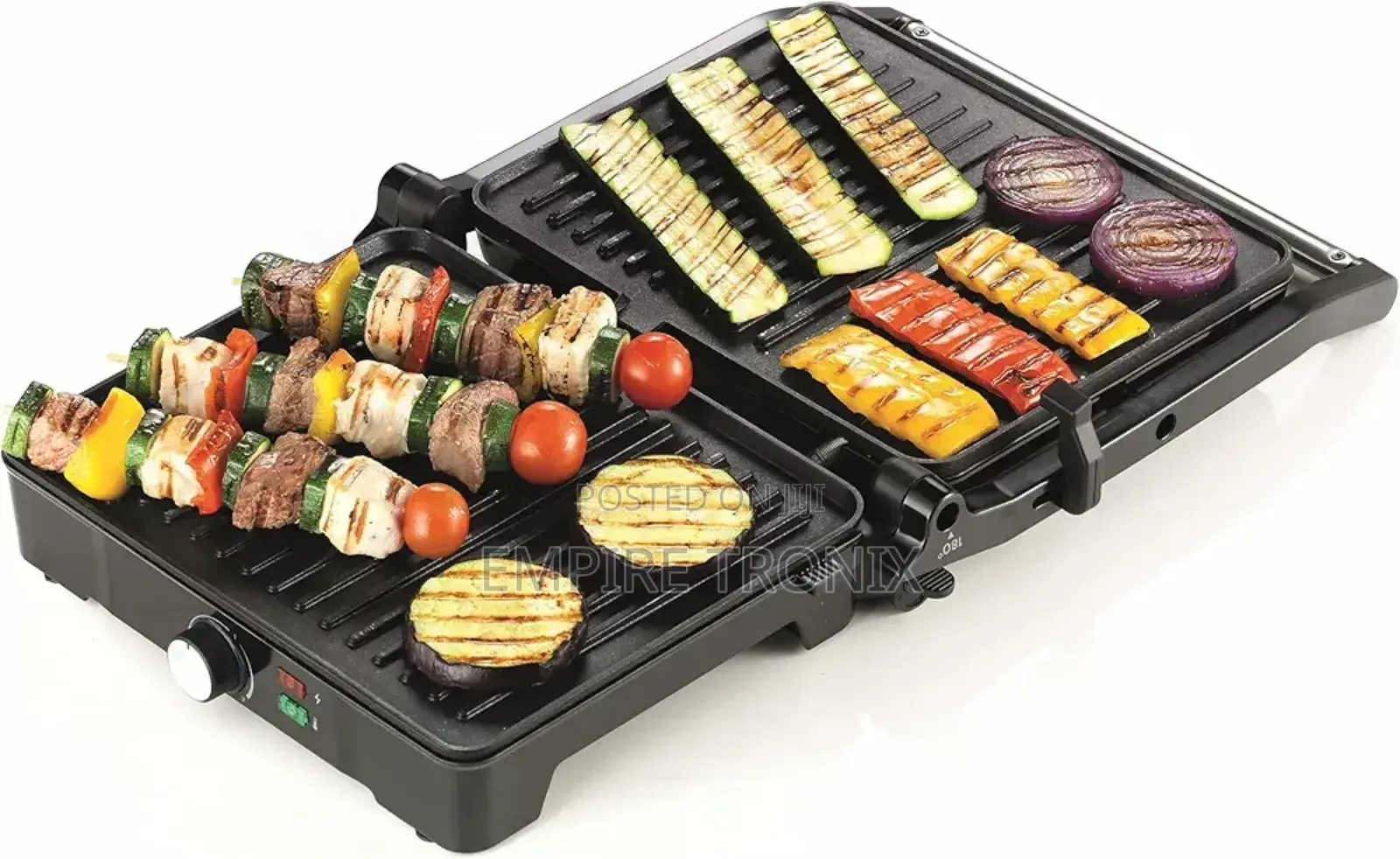 Kenwood Grill 2000W Contact Health Grill Panini HGM31.000SI