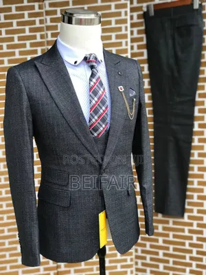 Grey Suits | Suti Ya Kijivu | Men's Suits