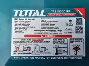 Total Silent DIESEL Generator 10kva