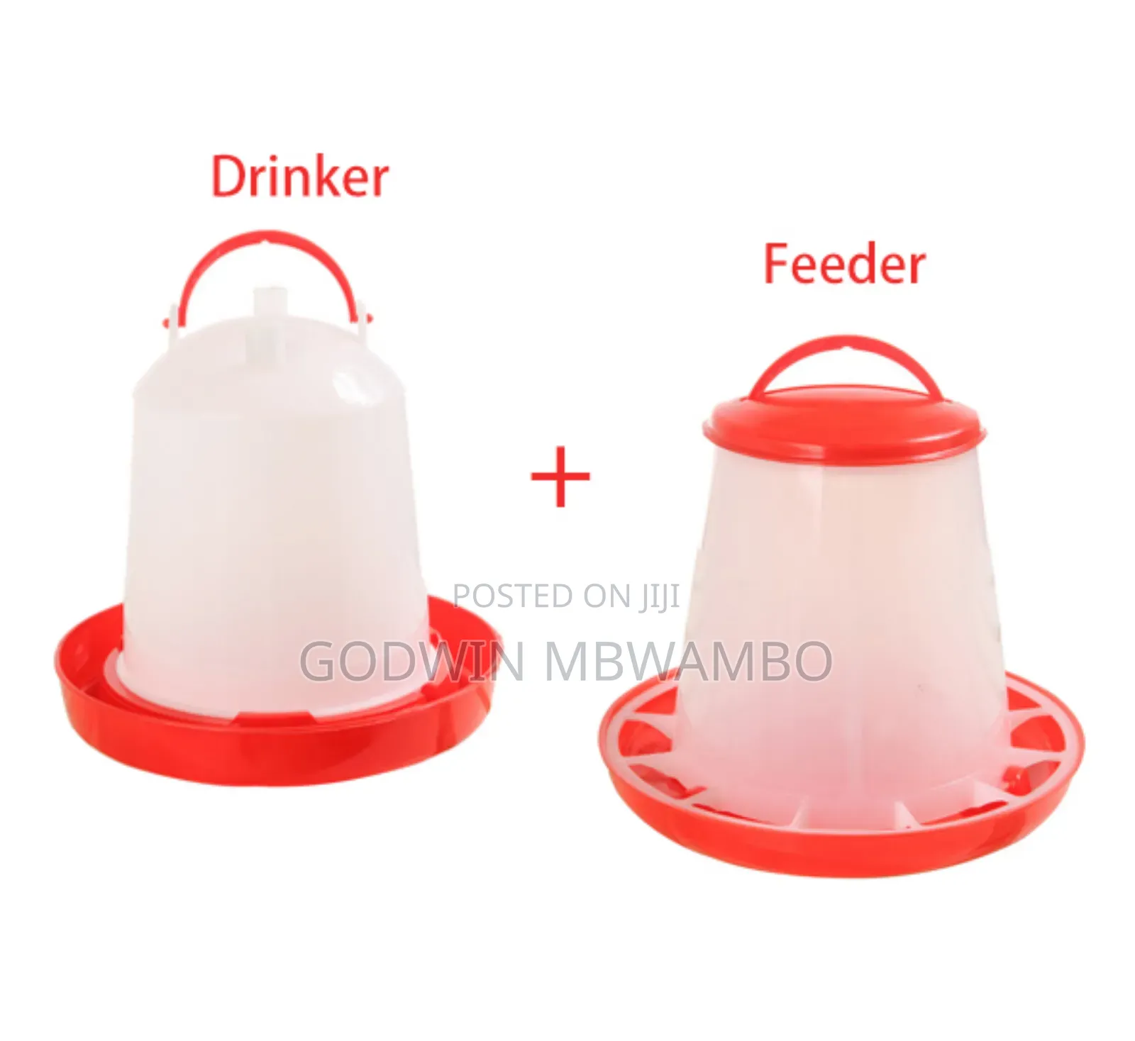 Vyombo Vya Kulishia Kuku Maji Na Chakula [Feeder Drinker]