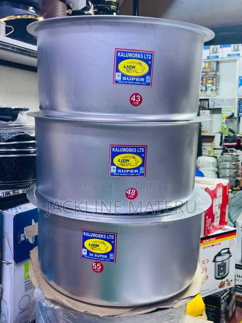 Sufuria Kubwa Aluminium Nzito