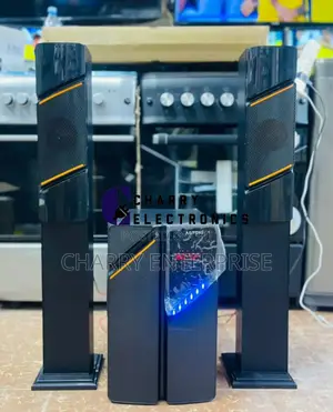 Ailyons Subwoofer Mziki Wa Kutosha 2 Tower Speakers 