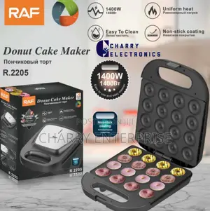 Donut Cake Maker 1400W
Double Side Heating Non Stick Coating