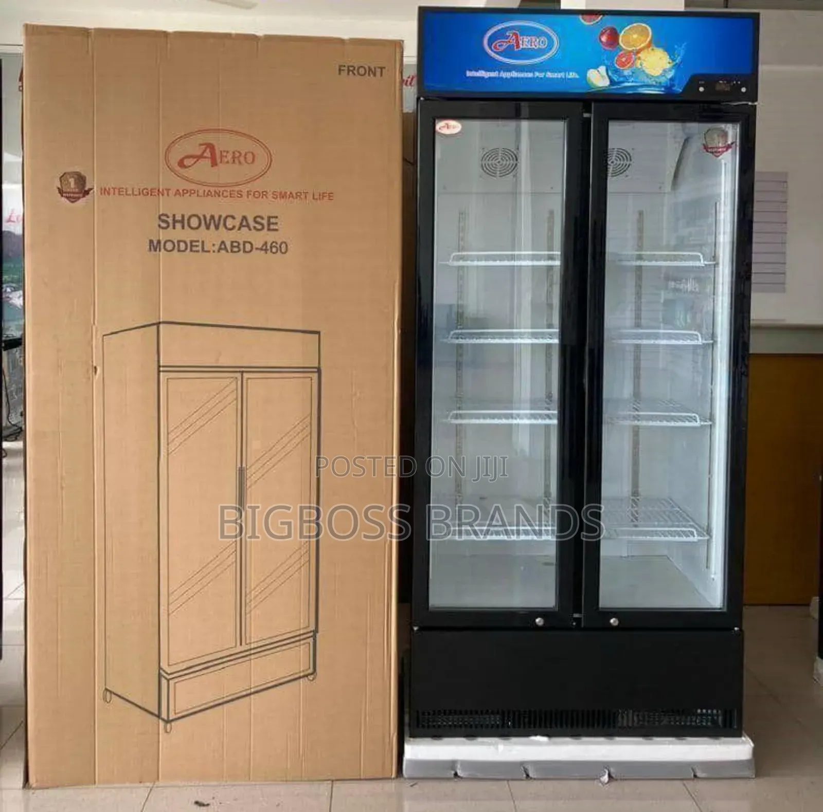 Aero Double Door Beverage Cooler 460L