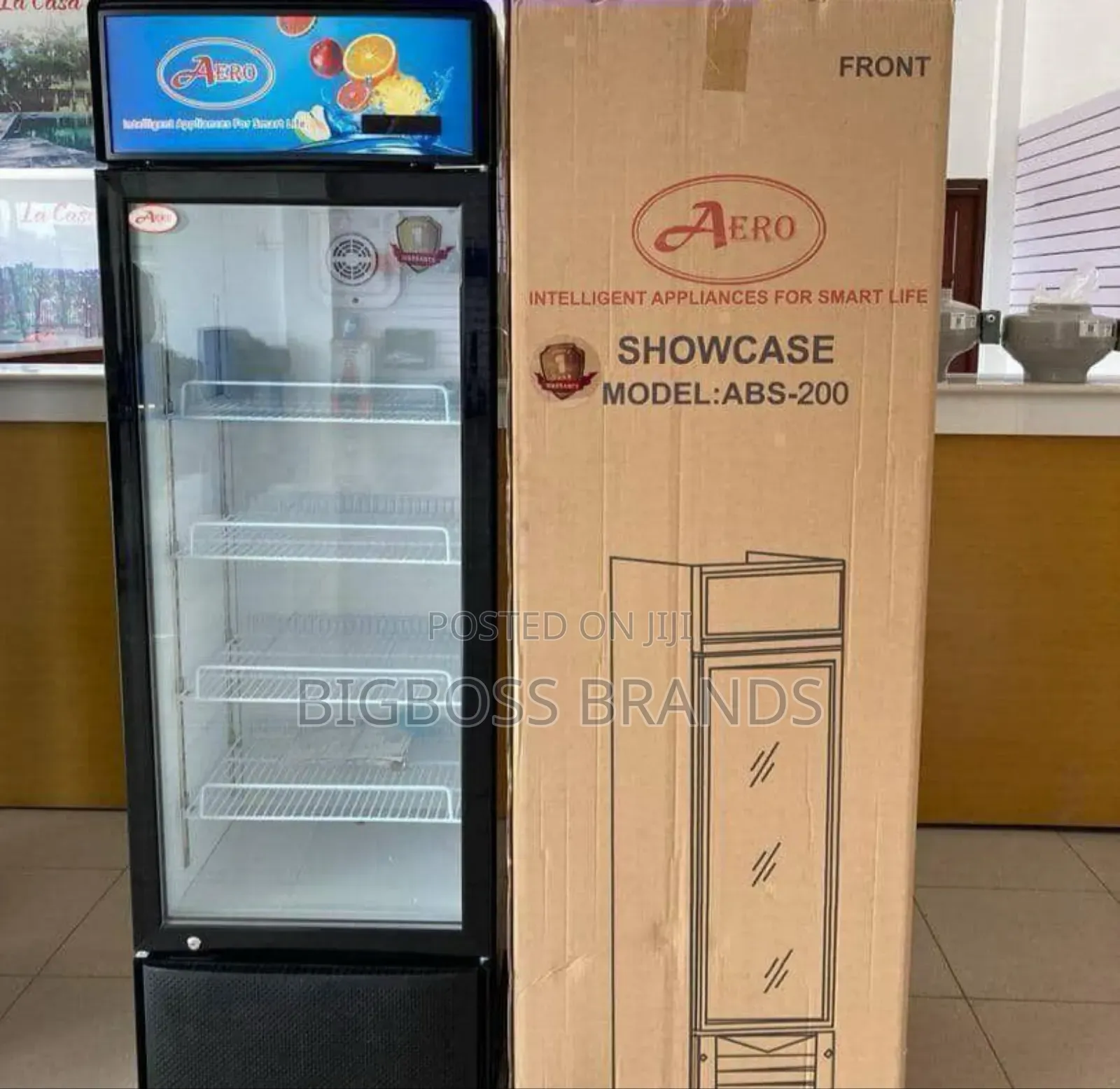 Aero Single Door Beverage Cooler 200L