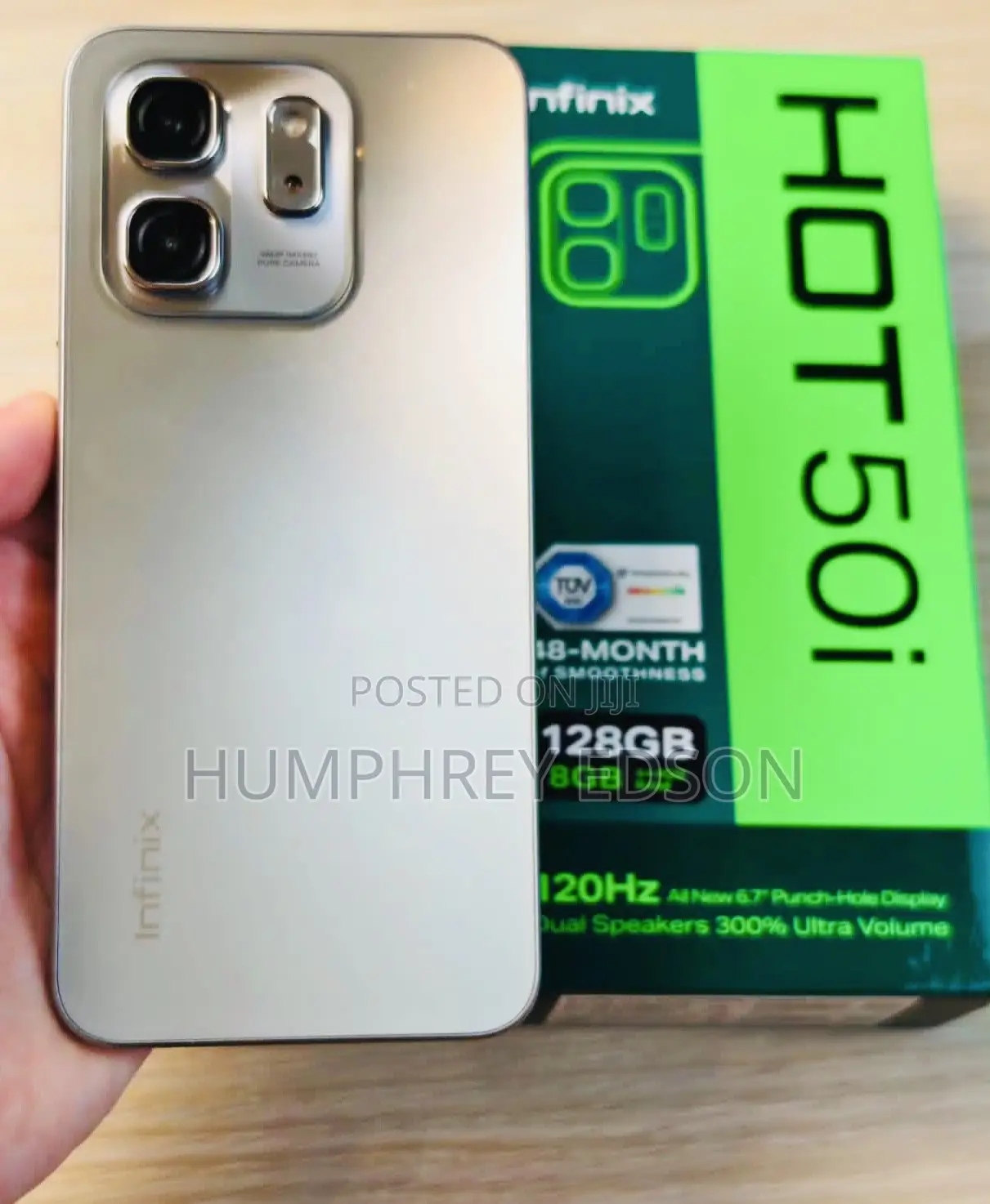 New Infinix Hot 50i 128 GB Silver