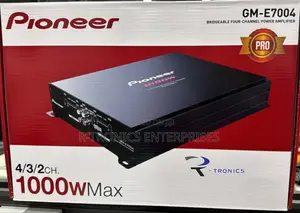 Pioneer Car Amplifier, 4 Channel Bridgeable GM-E7004