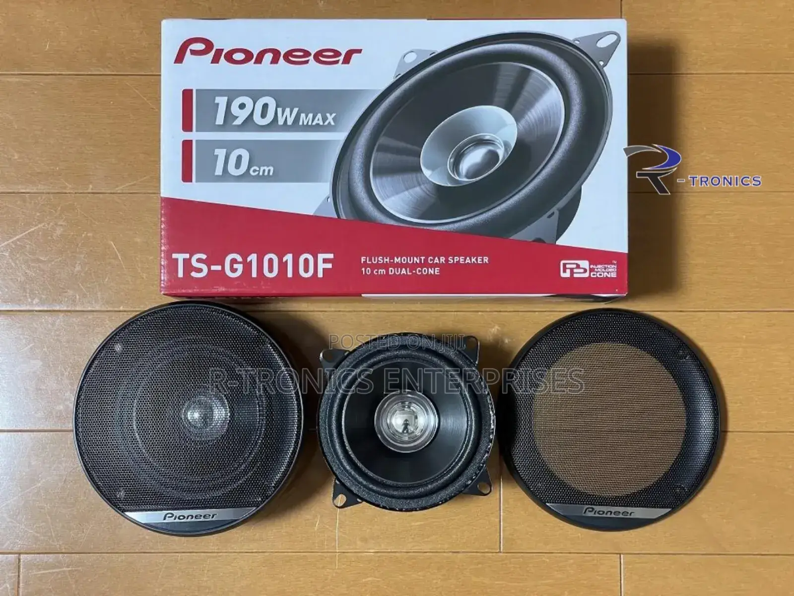 Pioneer (TS-G1010F) 190-Watt 2-Way Car Audio Speakers