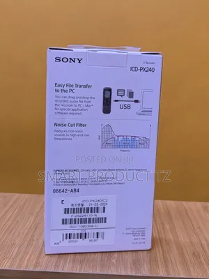 Sony Digital Voice Recorder IDD- PX240.