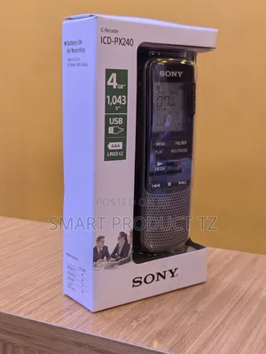 Sony Digital Voice Recorder IDD- PX240.