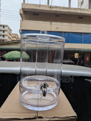 Glass Dikenta 5ltsvwith Bamboo Stand