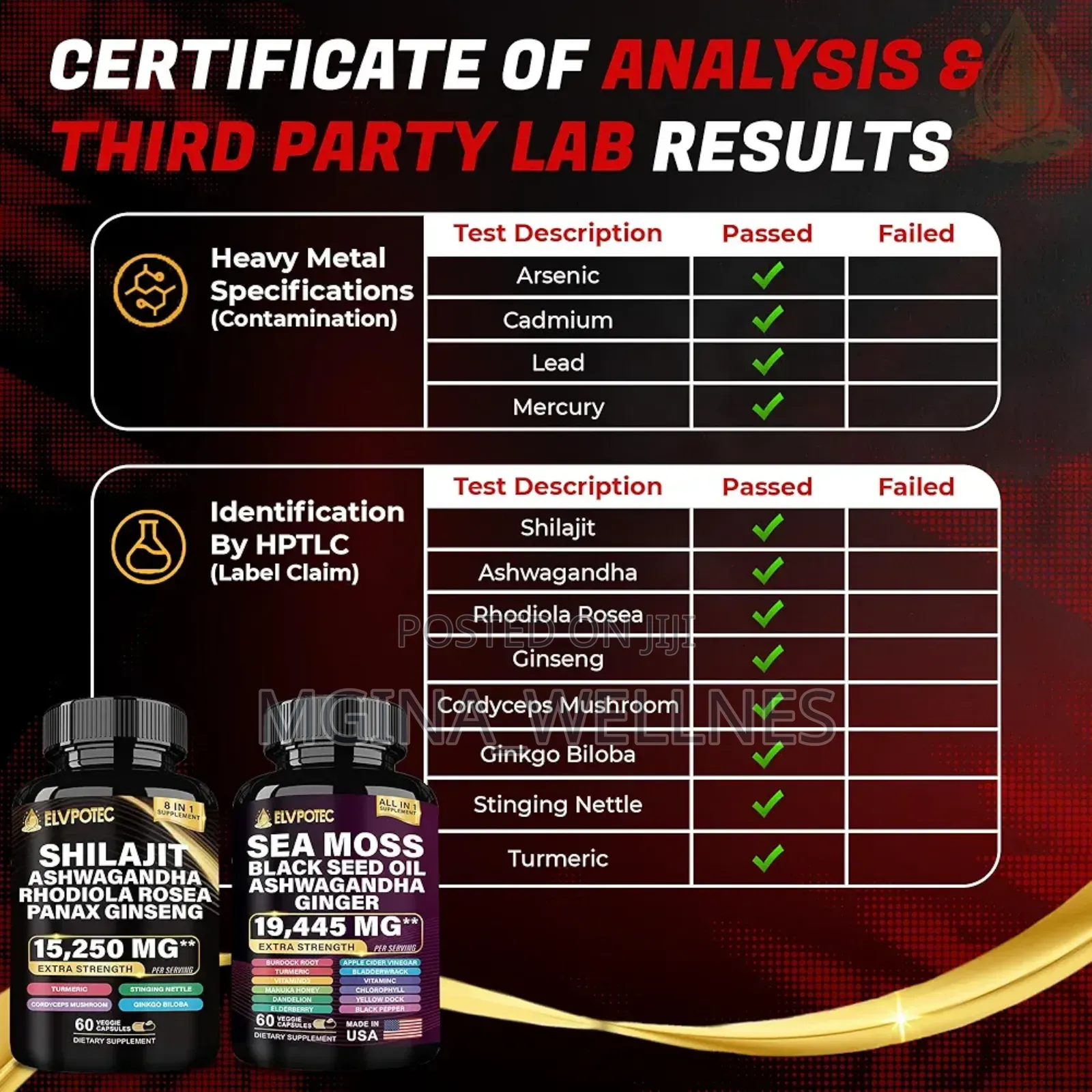Sea Moss Black Seed Oil Shilajeet Ashwagandha Ginseng