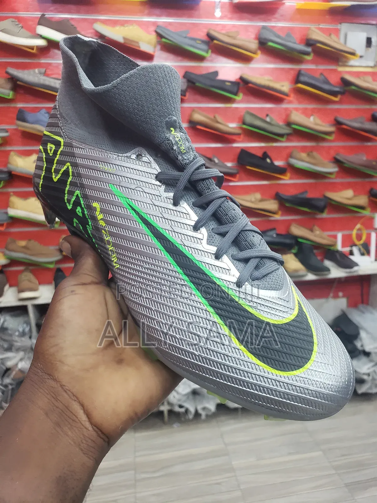 Men's Football Boots Nike Graygreen
