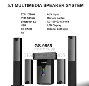 Globalstar Subwoofer 5 Speaker GS 9855