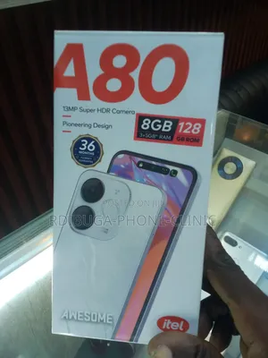 New Itel A80 128 GB Black