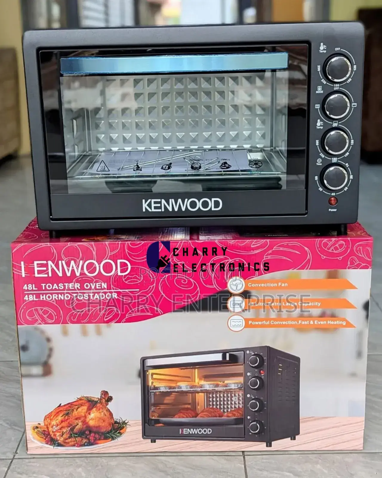 Kenwood Toaster Oven  Capacity :- 48L Uk Technology