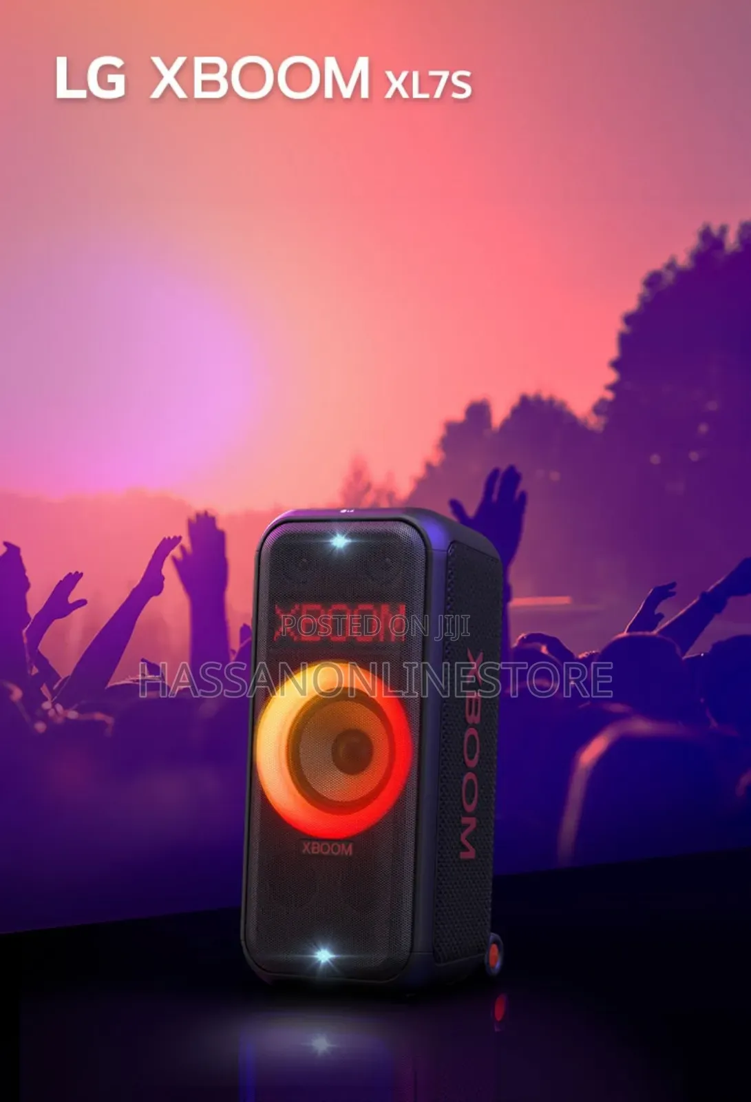 Lg Xboom Xl7s Bt Party Speaker With Dynamic Pixel Lighting