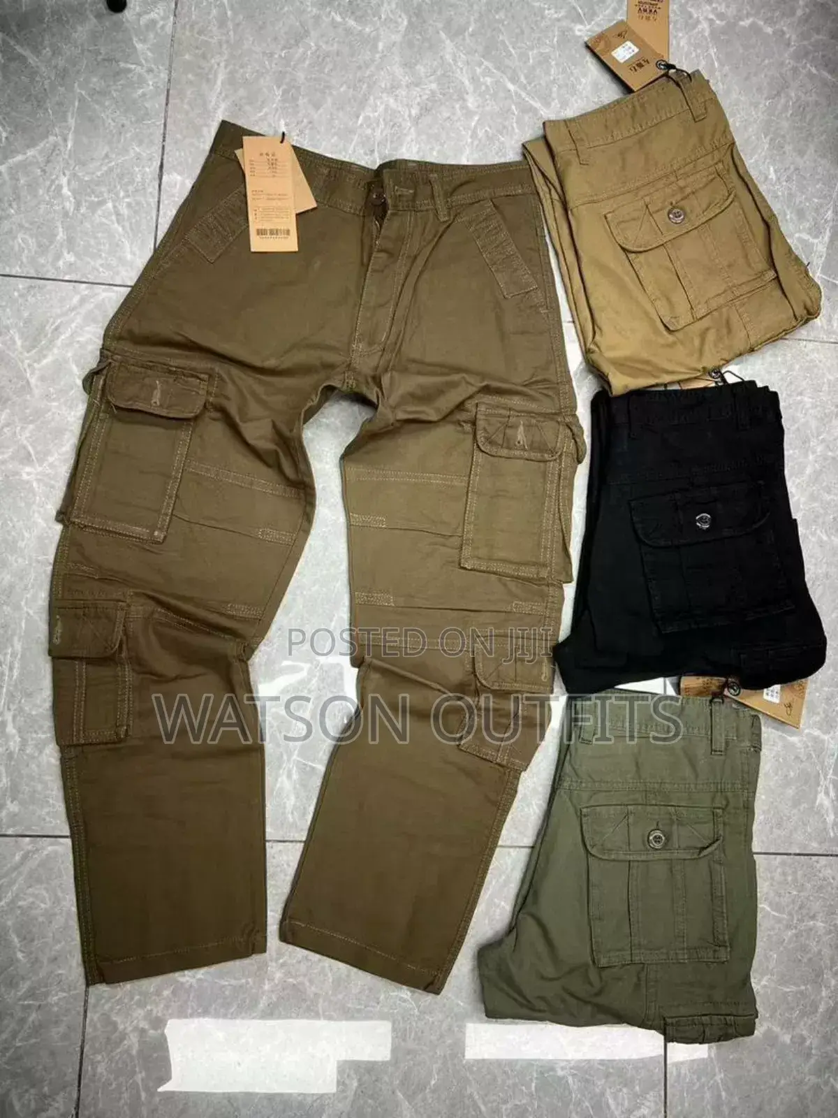 Cargo Pants Za Mifuko Mingi