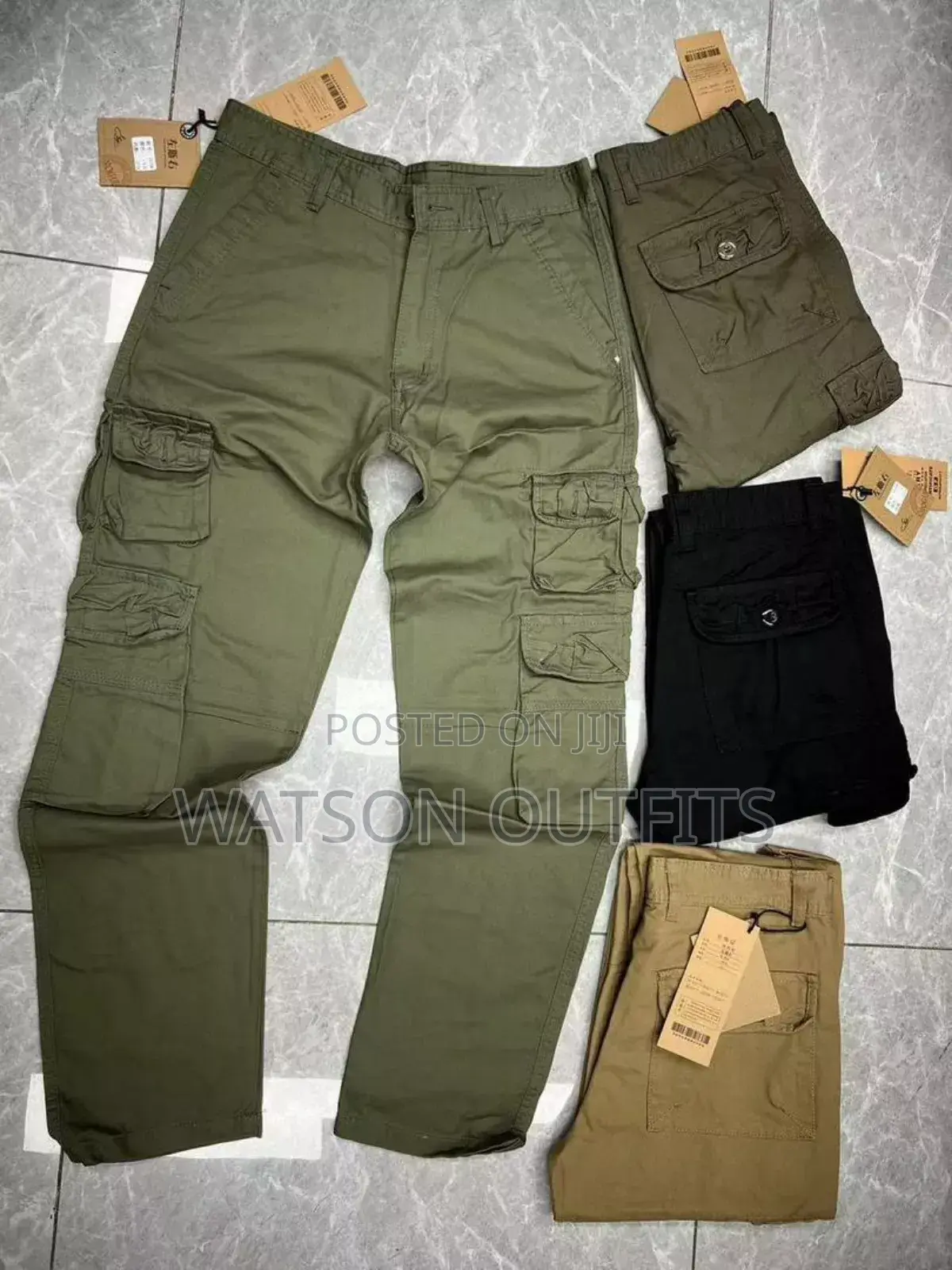 Cargo Pants Za Mifuko Mingi